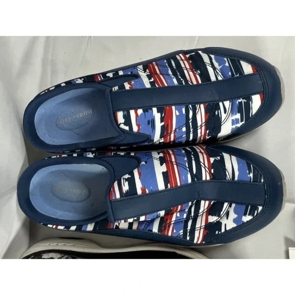 Lot Of 2 Womens Easy Spirit Shoes Size‎ 9WW Slip On Travel Time Comfort Clog - Picture 3 of 15